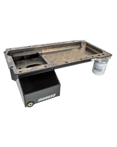 OIL PAN, GM LS, FRONT SUMP, SWAP SPIN ON FILTER