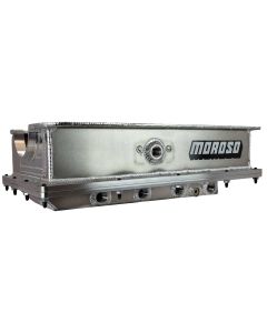 OIL PAN, SBF, 351W, 2 PIECE, DRY SUMP, 4 PICKUPS, 12 AN
