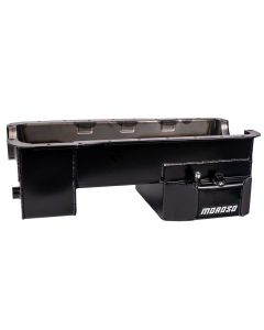 OIL PAN, FORD  289-302, ROAD RACE BAFFLED, BILLET END SEALS, REAR T-SUMP