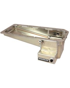 OIL PAN, CHRYSLER GEN III HEMI, HELLCAT 6.2L, ROAD RACE BAFFLED, 7.625IN DEEP, FRONT SUMP