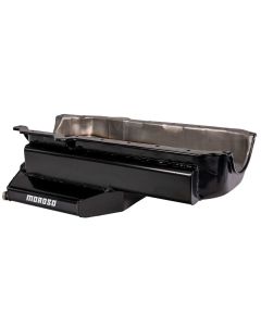 OIL PAN, SBC 86-UP WITH 1 PIECE SEAL PASSENGER SIDE DIP STICK, CIRCLE TRACK, POWER POUCH, 6.5 IN. DEEP