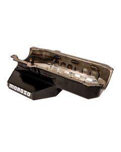 OIL PAN, SBC, 86-UP CIRCLE TRACK, SK LIGHTS, 6.5 DEEP, 1 PC SEAL