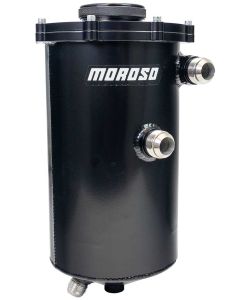 DRY SUMP TANK, 2 PC, 15 IN TALL, 7 IN DIA,  6 QT, BLACK POWDER COAT