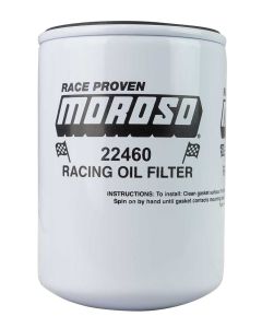 OIL FILTER, SBC, BBC, CHEVY,13/16 IN. THREAD, 5 1/4 IN TALL, RACING