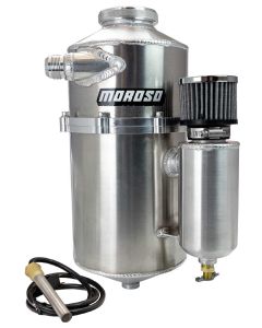 DRY SUMP TANK, 2 PC 60 40 SPLIT, 16.5 IN TALL, 7 IN DIA, WITH BREATHER TANK, DRAG RACE