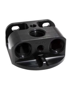 REMOTE MOUNT, FILTER ADAPTER, OIL FILTER, FRONT PORT, 13/16 IN -16, 3/4 IN -16, 22MM THREAD