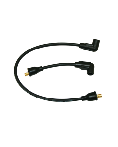 WIRE SET, SOLID STAINLESS CORE, BLACK, H-D FL, FX 65-78