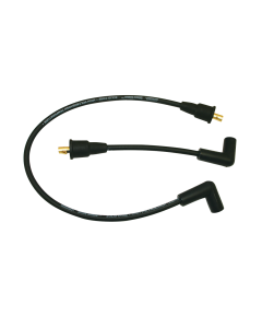 WIRE SET, SOLID STAINLESS CORE, BLACK, H-D XL  71-78