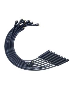 WIRE SET MOROSO ULTRA SB CHRYSLER MOPAR 273,318,340,360 UNSLEEVED NON HEI, BLACK WIRE