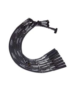 WIRE SET MOROSO ULTRA SB CHRYSLER MOPAR SLEEVED BLACK STR PLUG HEI DIST.