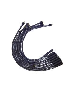 WIRE SET MOROSO ULTRA SB CHRYSLER MOPAR SLEEVED BLACK STR NON HEI, STR PLUG