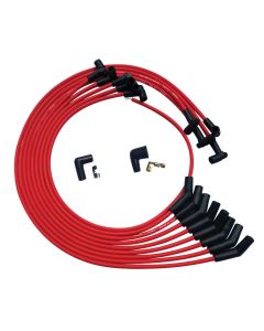 WIRE SET MOROSO ULTRA SBC UNDER THE HEADER 135 DEG PLUG HEI, RED WIRE