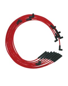 WIRE SET MOROSO ULTRA BB CHRYSLER, MOPAR 361,383,400,440 STR PLUG, UNSLEEVED HEI RED WIRE