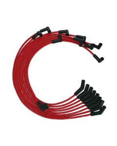 WIRE SET MOROSO ULTRA BBF 351C,390,429,460 HEI, 135 BOOTS, UNSLEEVED RED WIRE