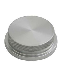RADIATOR CAP COVER, ALUMINUM, KNURLED GRIP, FORD