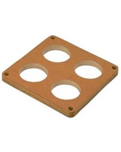 CARBURETOR SPACER, 1/2", WOOD