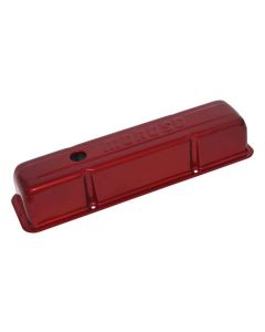 VALVE COVERS, SBC, RED POWDER COAT