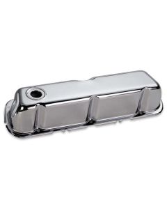 VALVE COVERS, FORD 302/351W, CHROME, NO LOGO
