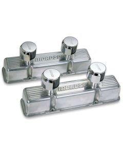 VALVE COVERS, SBC, CAST, TWO BREATHERS PER COVER