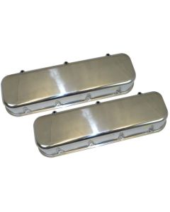 VALVE COVERS, BBC, CAST ALUMINUM, NO LOGO