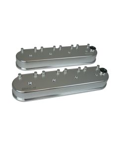 VALVE COVER, BILLET ALUM, GM LS, TALL, AEM, HOLLEY & OTHER SMART COILS
