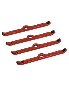 VALVE COVER, HOLD DOWN, SBC, RED POWDERCOAT