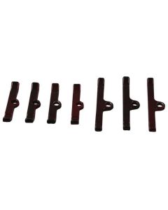 VALVE COVER, HOLD DOWN, BBC, RED POWDERCOAT