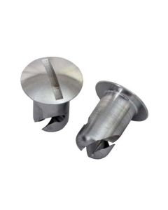 QUICK FASTENER, OVAL, 7/16 IN X .500, ALUMINUM