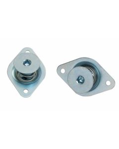 QUICK FASTENER, SELF EJECTING, HEX DRIVE, 7/16 IN X .500, STEEL, SILVER