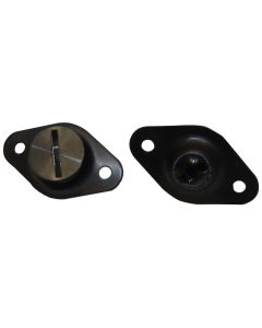 QUICK FASTENER, SELF EJECTING, 5/16 IN X.450, ALUMINUM, BLACK