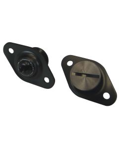 QUICK FASTENER, SELF EJECTING, 5/16 IN X .550, ALUMINUM, BLACK
