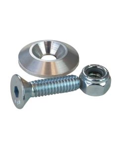 1 INCH TAPER WASHER, RAW,WITH HARDWARE, 10 PK