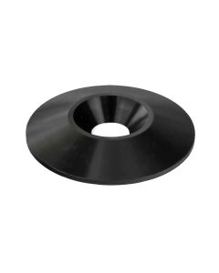 1.25 INCH TAPER WASHER, BLACK ANODIZED, NO HARDWARE, 10 PK