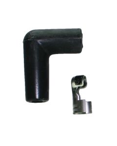 SPARK PLUG BOOT & TERMINAL KIT, 90 DEGREE ENDS, BLUE MAX