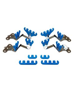 IGNITION WIRE LOOM KIT, SBC CENTERBOLT, BLUE