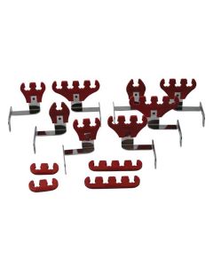 IGNITION WIRE LOOM KIT, BBC, RED