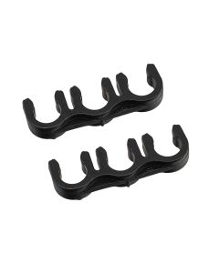 WIRE SEPARATOR, 3 HOLE, BLACK, NO LOGO