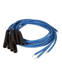 IGNITION WIRE SET, BLUE MAX, UNIVERSAL, BLUE, STRAIGHT
