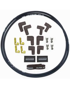 IGNITION COIL, REPLACEMENT SLEEVED. WIRE KIT, ULTRA 40, BLACK