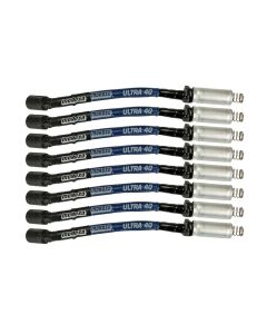 IGNITION WIRE SET, ULTRA 40, SLEEVED, GM LS, 12 IN, BLUE