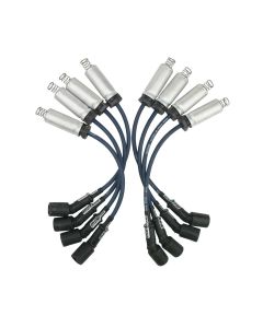 IGNITION WIRE SET, ULTRA 40, UNSLEEVED, GM LS,12 IN., BLUE