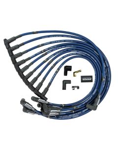 IGNITION WIRE SET, ULTRA 40, UNSLEEVED, SBC, HEI, BLUE