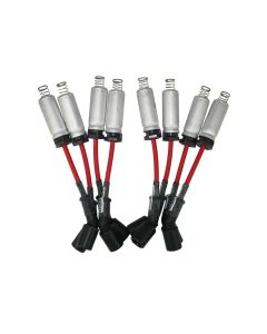 IGNITION WIRE SET, ULTRA 40, UNSLEEVED, GM LS, 8 IN., RED