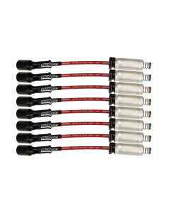 IGNITION WIRE SET, ULTRA 40, UNSLEEVED, GM LS, 9.75 IN., RED