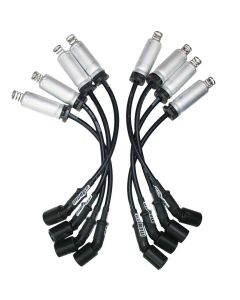 IGNITION WIRE SET, ULTRA 40, UNSLEEVED, GM LS,12 IN., BLACK