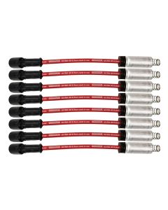 WIRE SET RED 8.5MM ULTRA 40 LS 11in. LONG W ALUM. HEATSHIELD
