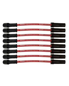 WIRE SET 8.5MM RED ULTRA 40, LS 11in. LONG WO ALUM. HEATSHIELD