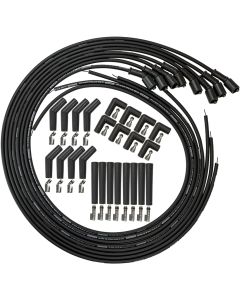WIRE SET ULTRA 40 8.5MM BLACK LS UNIVERSAL 90, 135,  STR, PLUG ENDS