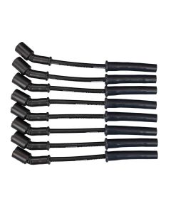 IGNITION SPARK PLUG WIRE SET, ULTRA 40, 8.5MM, MULTI ANGLE BOOT, BLACK, GM GEN V LT1/LT4 CORVETTE 14-ON, TRUCK & SUV 14-ON, CAMARO 16-24, 5.3L/6.2L