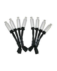 IGNITION WIRE SET, ULTRA 40, SLEEVED, GM LS, 8 IN, BLACK